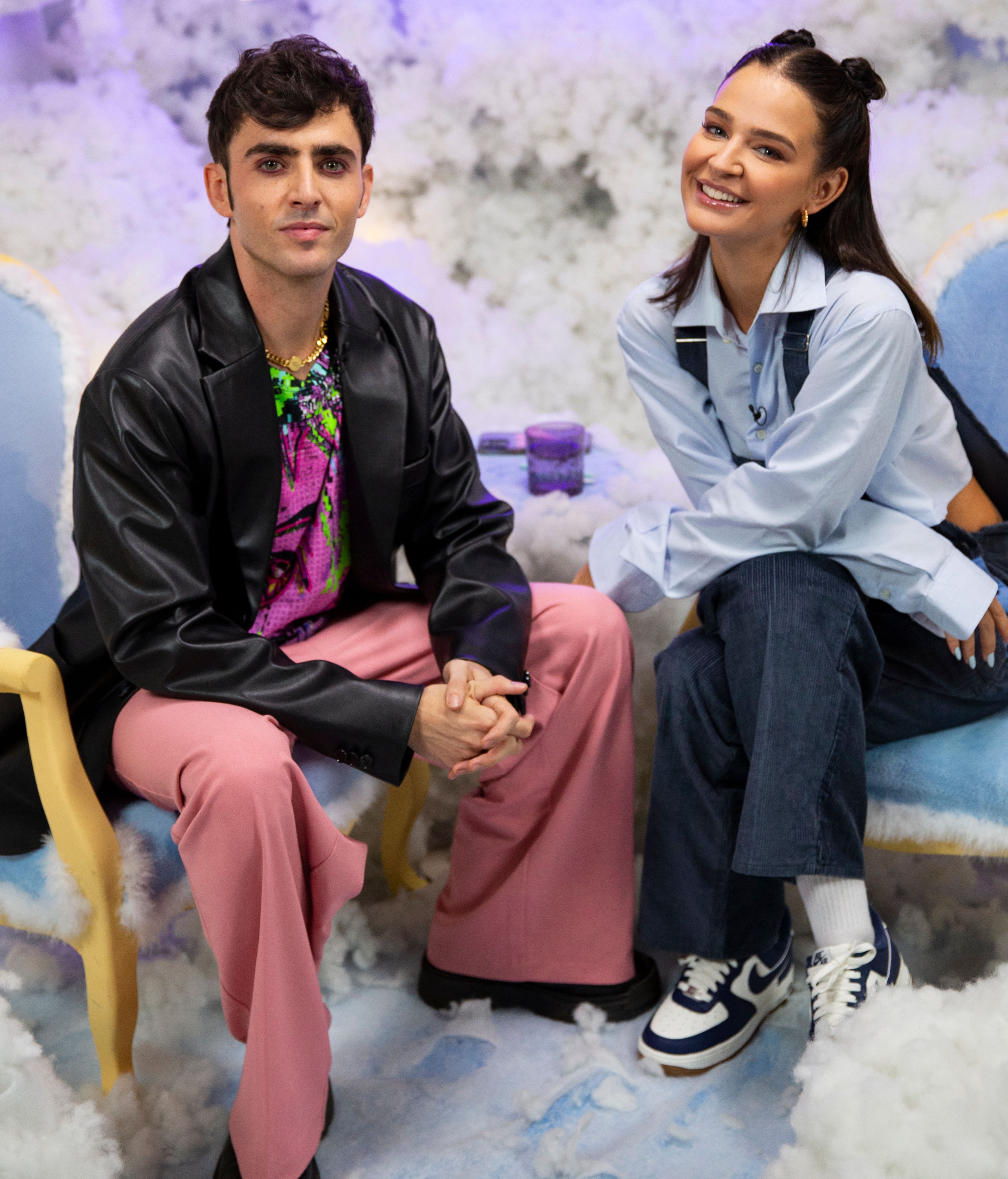 Laura Escanes y Luc Loren, en el final de temporada de 'Entre el cielo y las nubes'