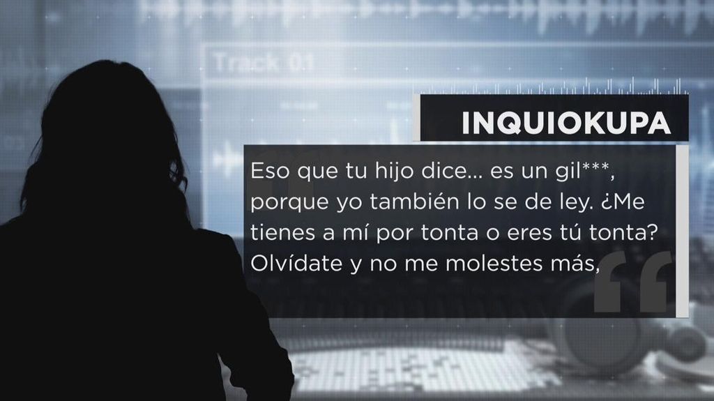 Los mensajes de la inquiokupa a la madre del dueño