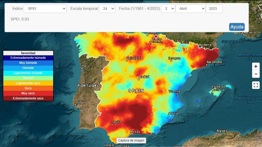 Monitor de sequía meteorológica