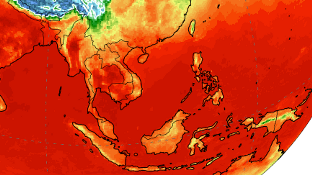 Ola de calor abrasadora en el sudeste de Asia