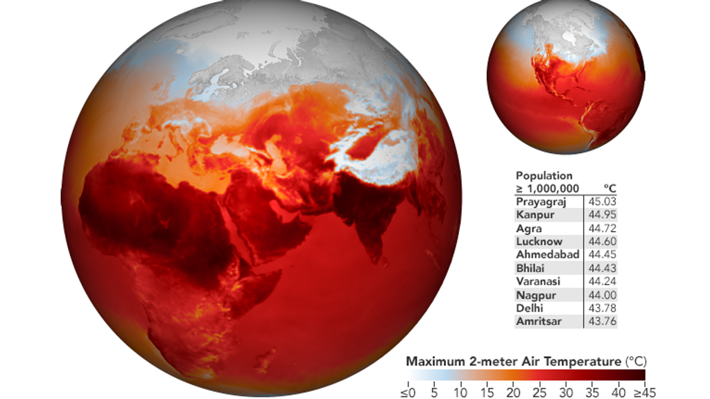 Ola de calor en abril 2022