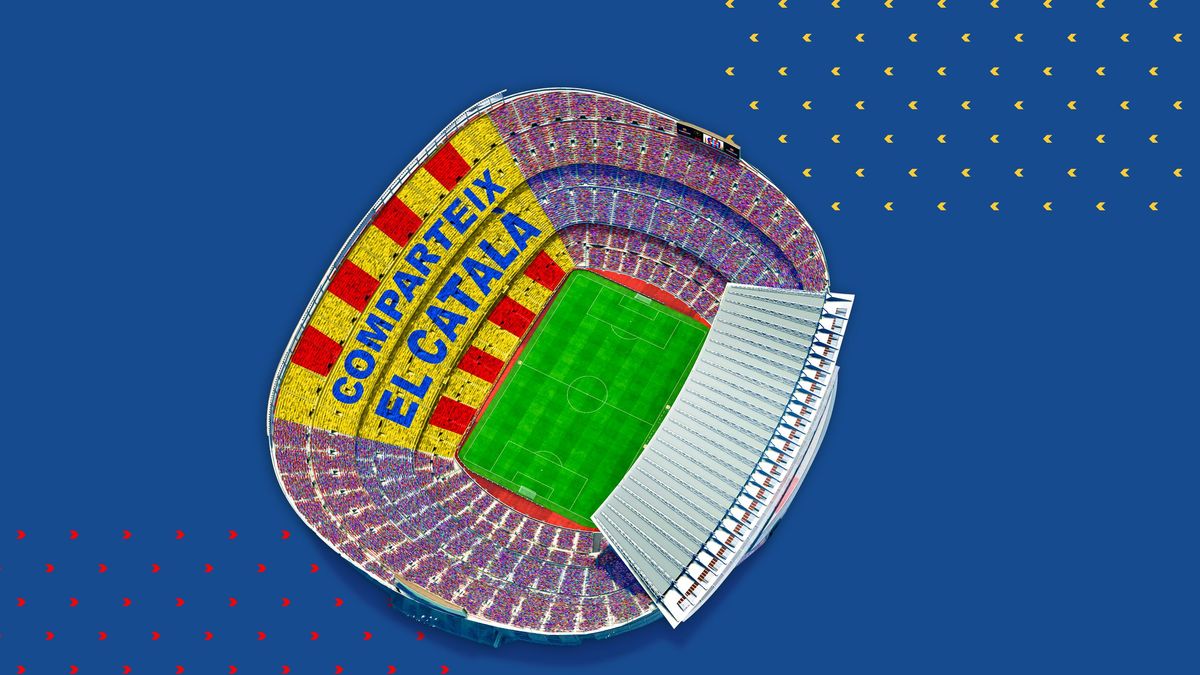 Así será el mosaico que lucirá el Camp Nou contra el Atlético de Madrid Así será el mosaico que lucirá el Camp Nou contra el Atlético de Madrid