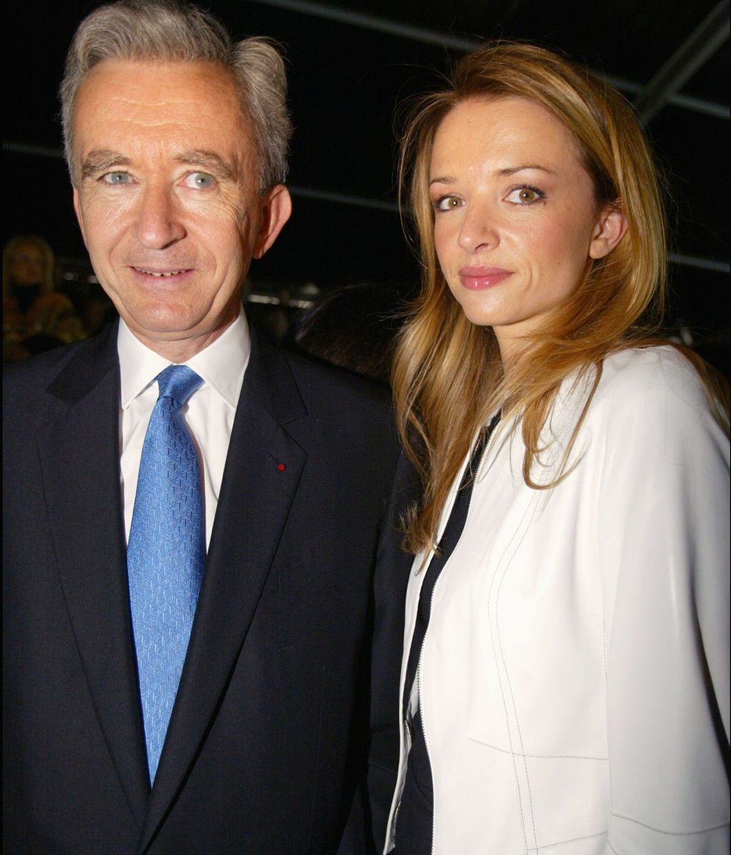 Bernard Arnault con su hija, Delphine