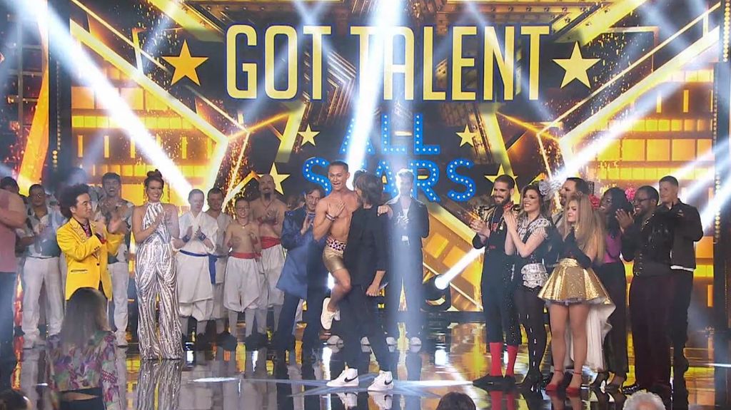Aidan Bryant consigue el 'Pase de oro' de Edurne en 'Got Talent: All Stars'