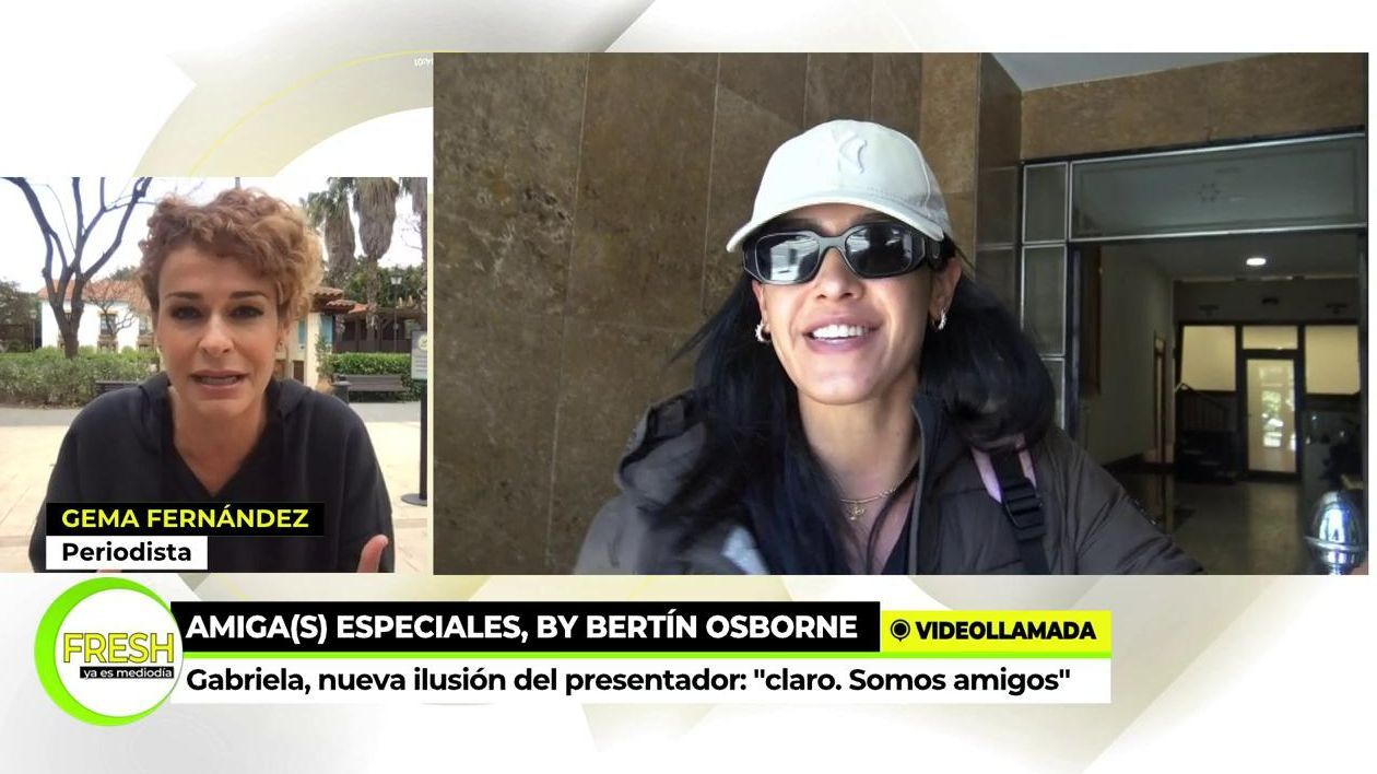 Gema Martínez, habla de Gabriela y Bertín.