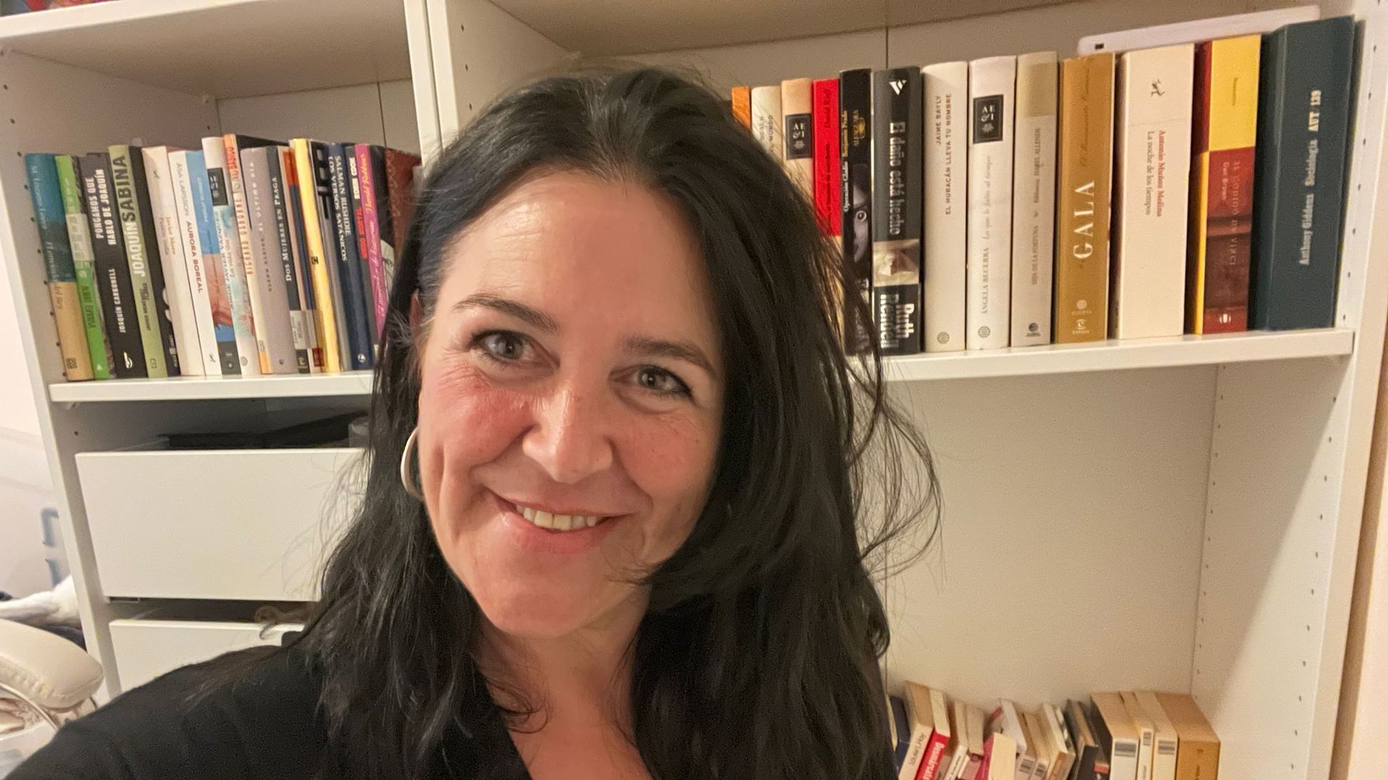 Isabel Pablos, funcionaria y lectora empedernida.