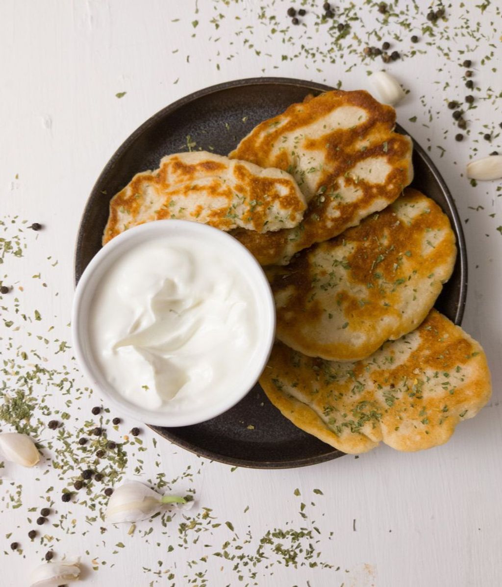 naan con labneh