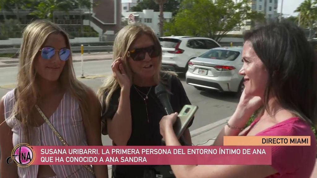 Primeras palabras de Susana Uribarri tras conocer a Ana Sandra
