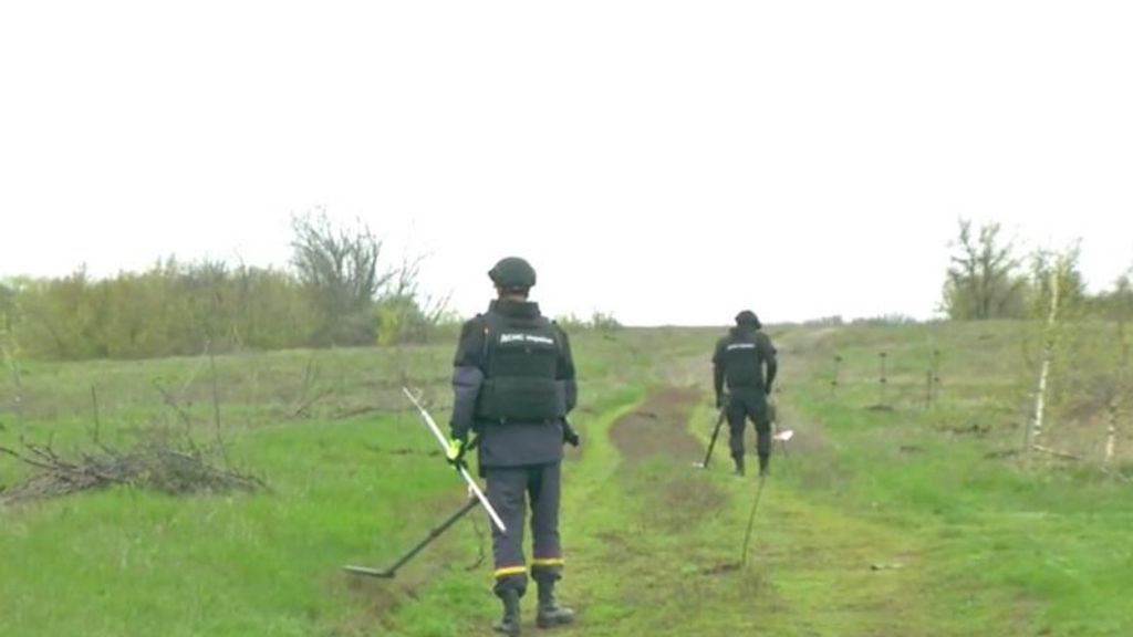 El 30% del territorio ucraniano está minado: podría llevar hasta 10 años desminar todo el país