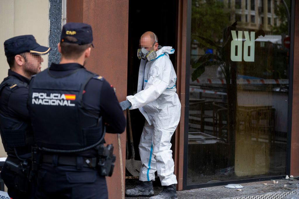 EN IMÁGENES| Un trágico incendio en un restaurante en Madrid deja dos muertos y diez heridos