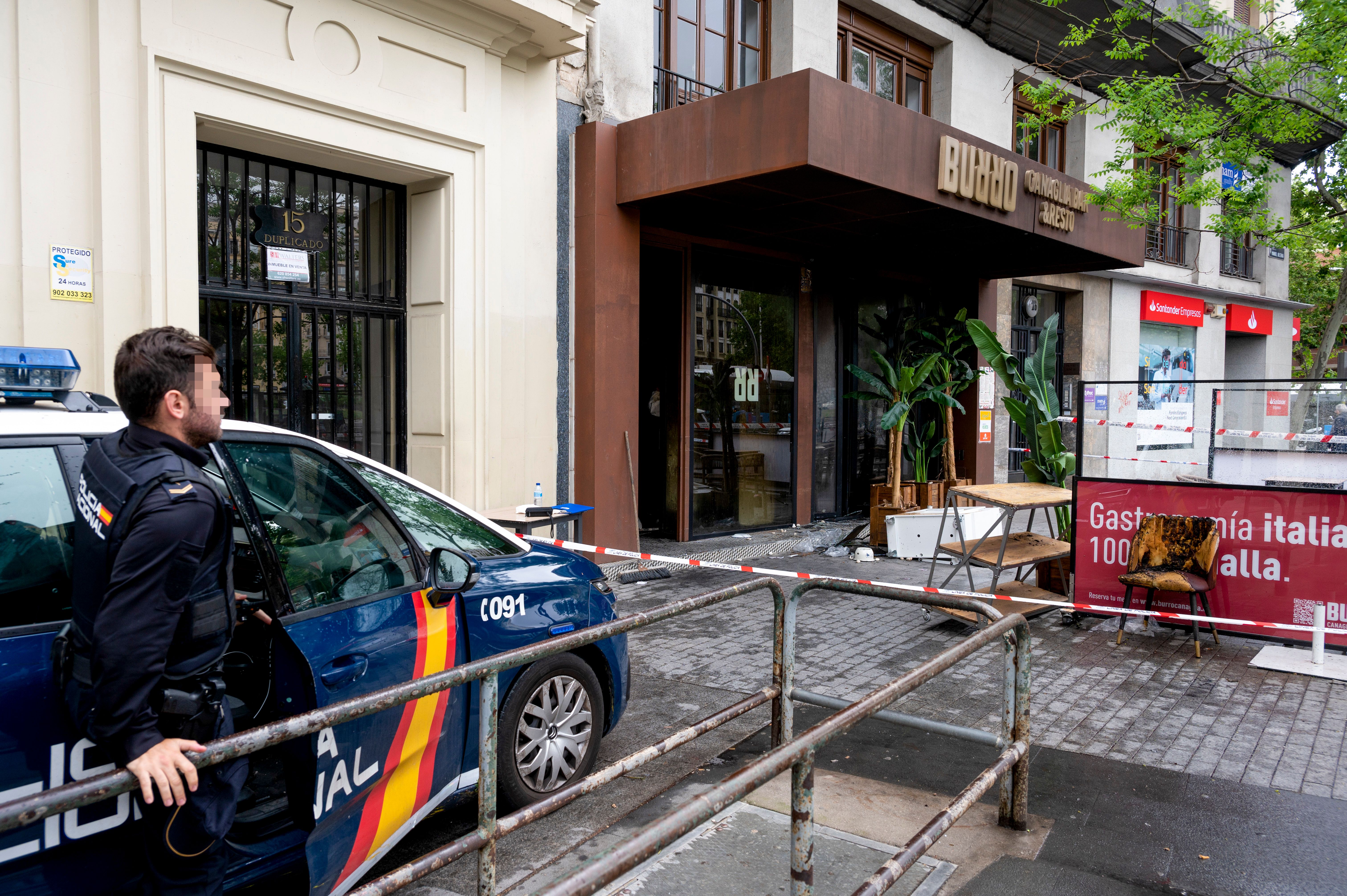 EN IMÁGENES| Un trágico incendio en un restaurante en Madrid deja dos muertos y diez heridos