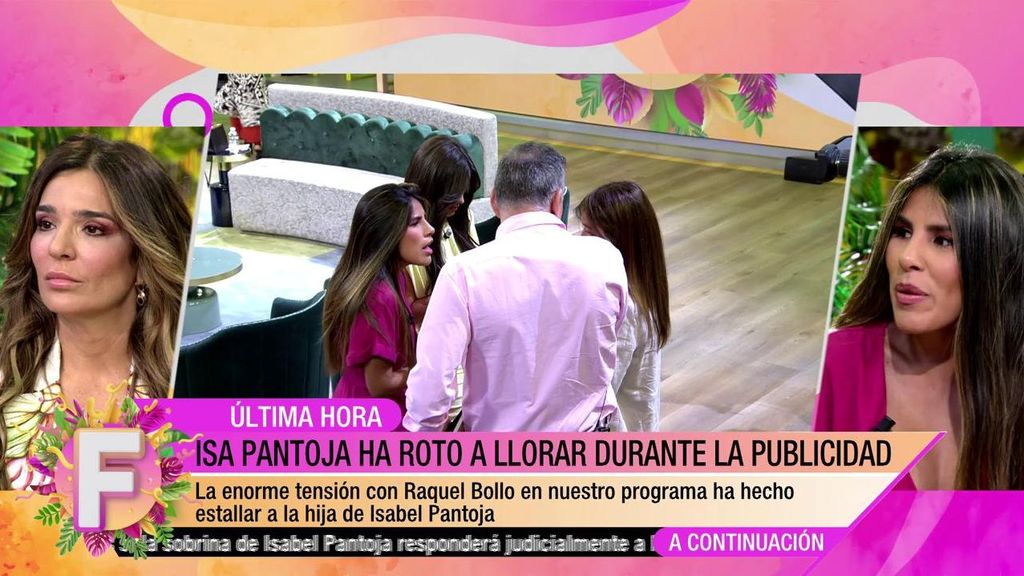 Tensión entre Isa Pantoja y Raquel Bollo