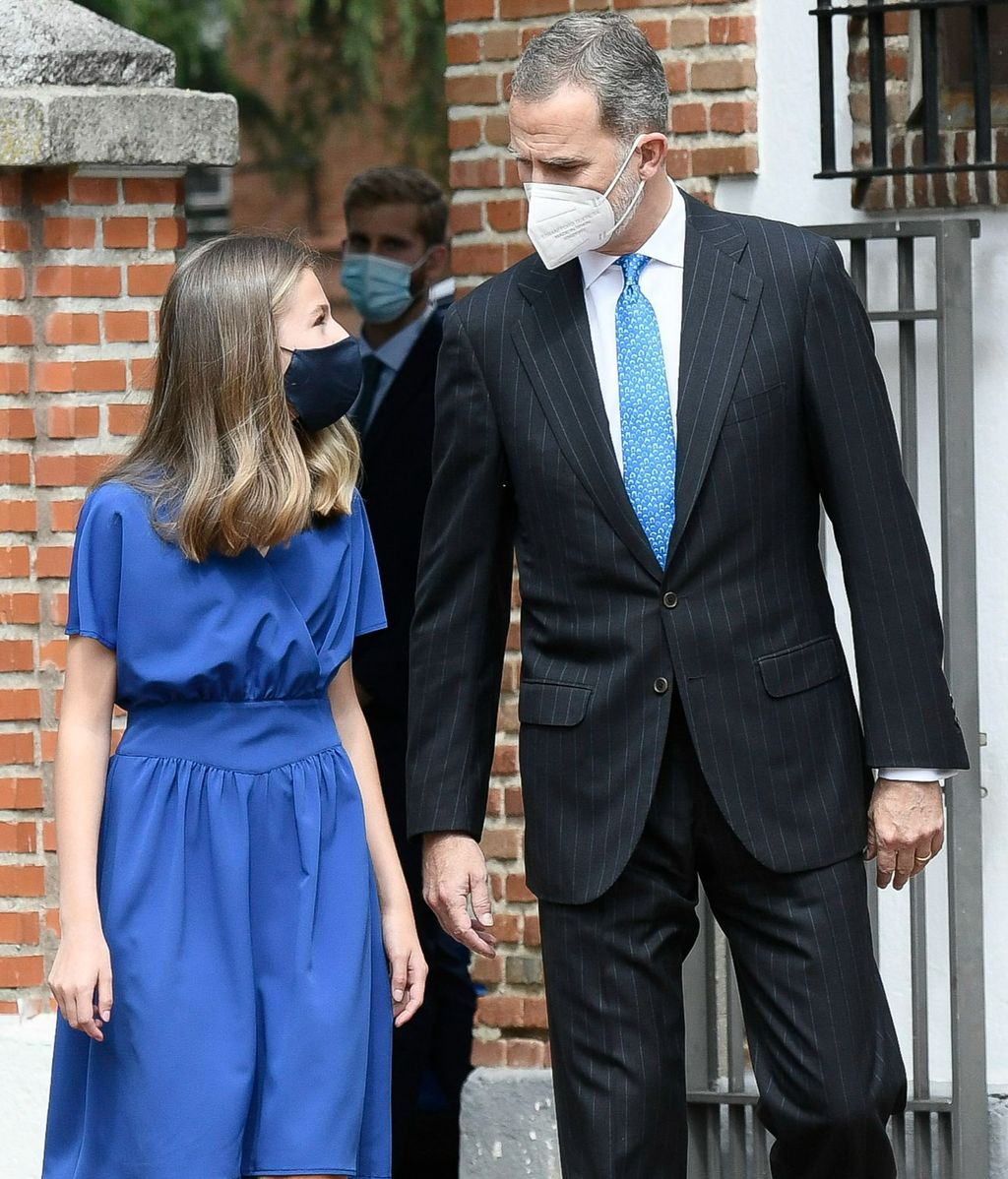 La princesa Leonor el día de su confirmación. FUENTE: Cordonpress