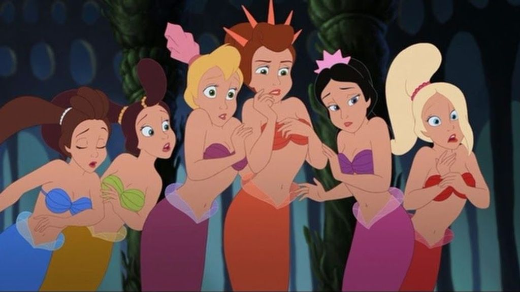 Las hermanas de Ariel, en un fotograma de la serie de televisión inspirada en 'La sirenita'