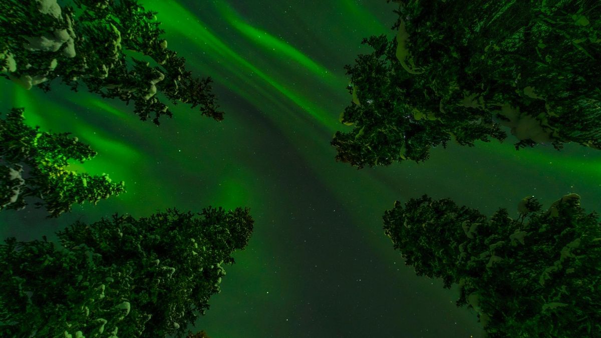Una tormenta geomagnética causa auroras boreales