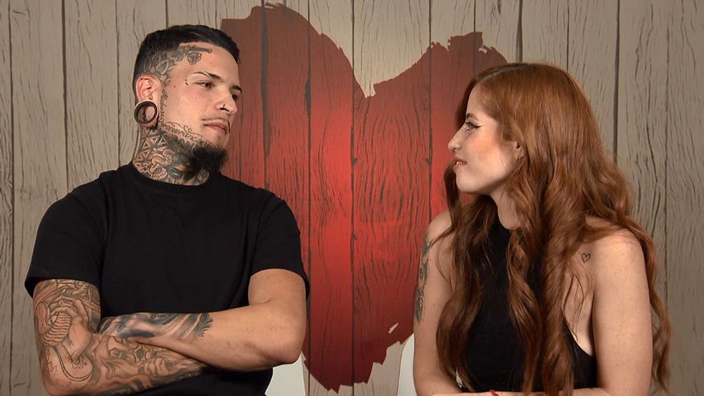 Berto y Sheila durante su cita en 'First Dates'