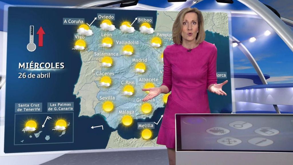 Las temperaturas volverán a dispararse en toda España el miércoles
