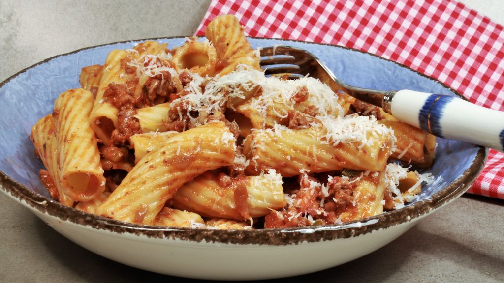 ¿Rigatoni a la boloñesa? Ya no más.