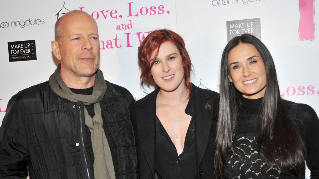 Bruce Willis, Rumer Willis y Demi Moore