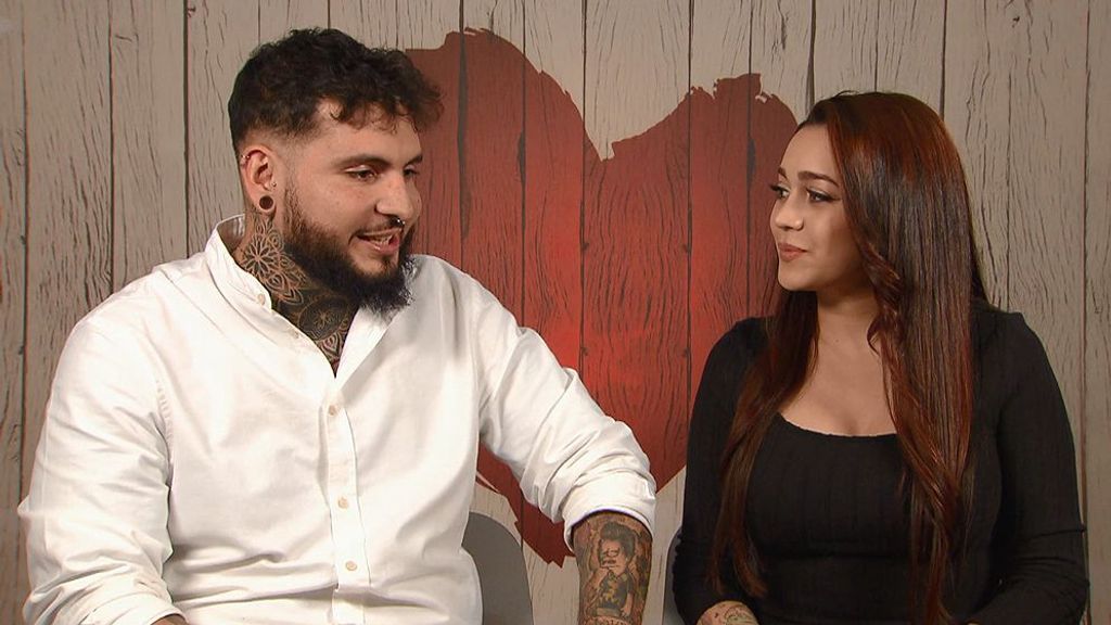 David y Sara durante su cita en 'First Dates'