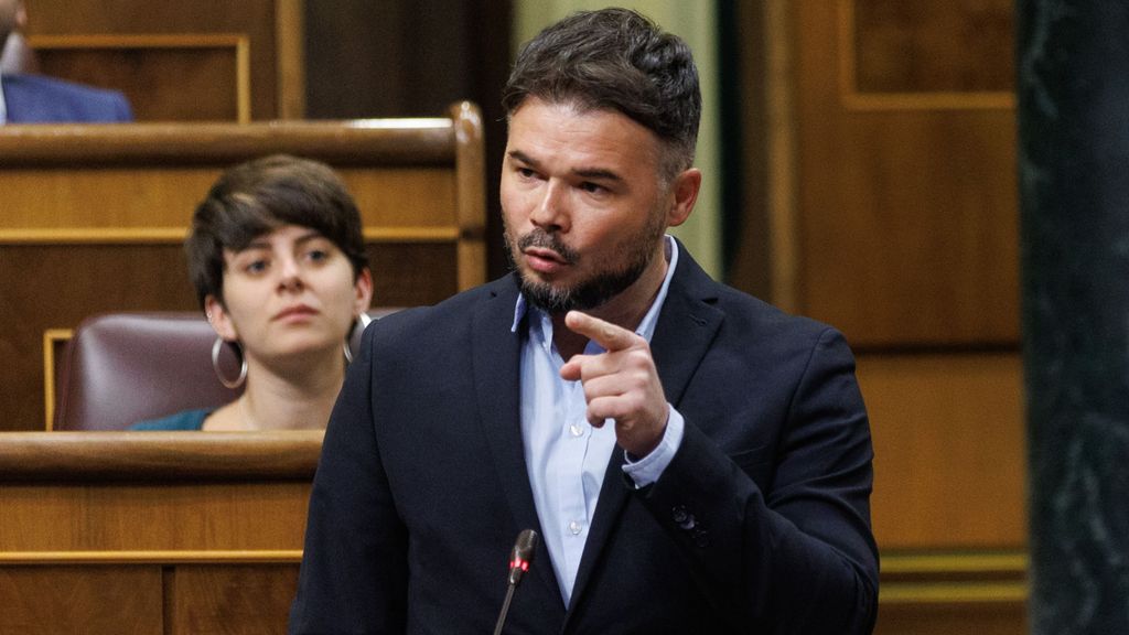 El portavoz de ERC en el Congreso, Gabriel Rufián