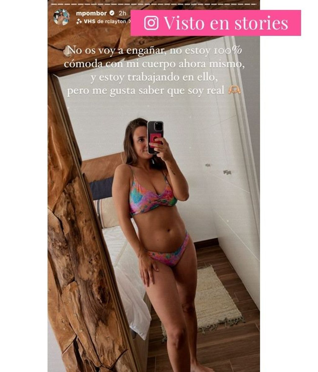 Marta Pombo posa en bikini y reflexiona sobre su cuerpo