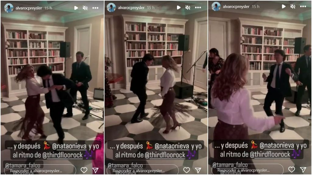 El baile entre la tía de Íñigo Onieva y el sobrino de Isabel Preysler