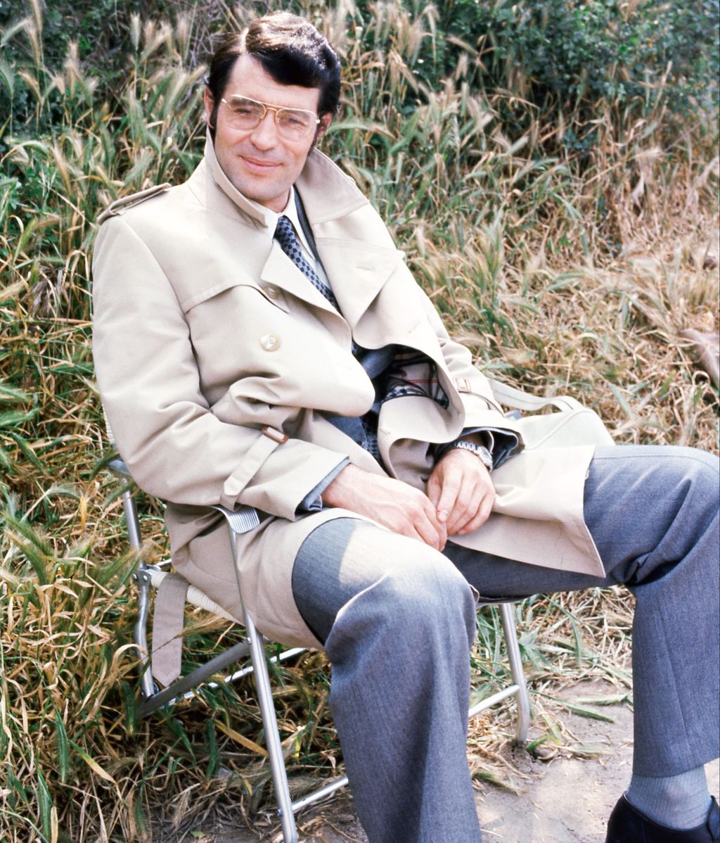 Ramiro Oliveros en una imagen de 1977, tomada durante uno de sus rodajes
