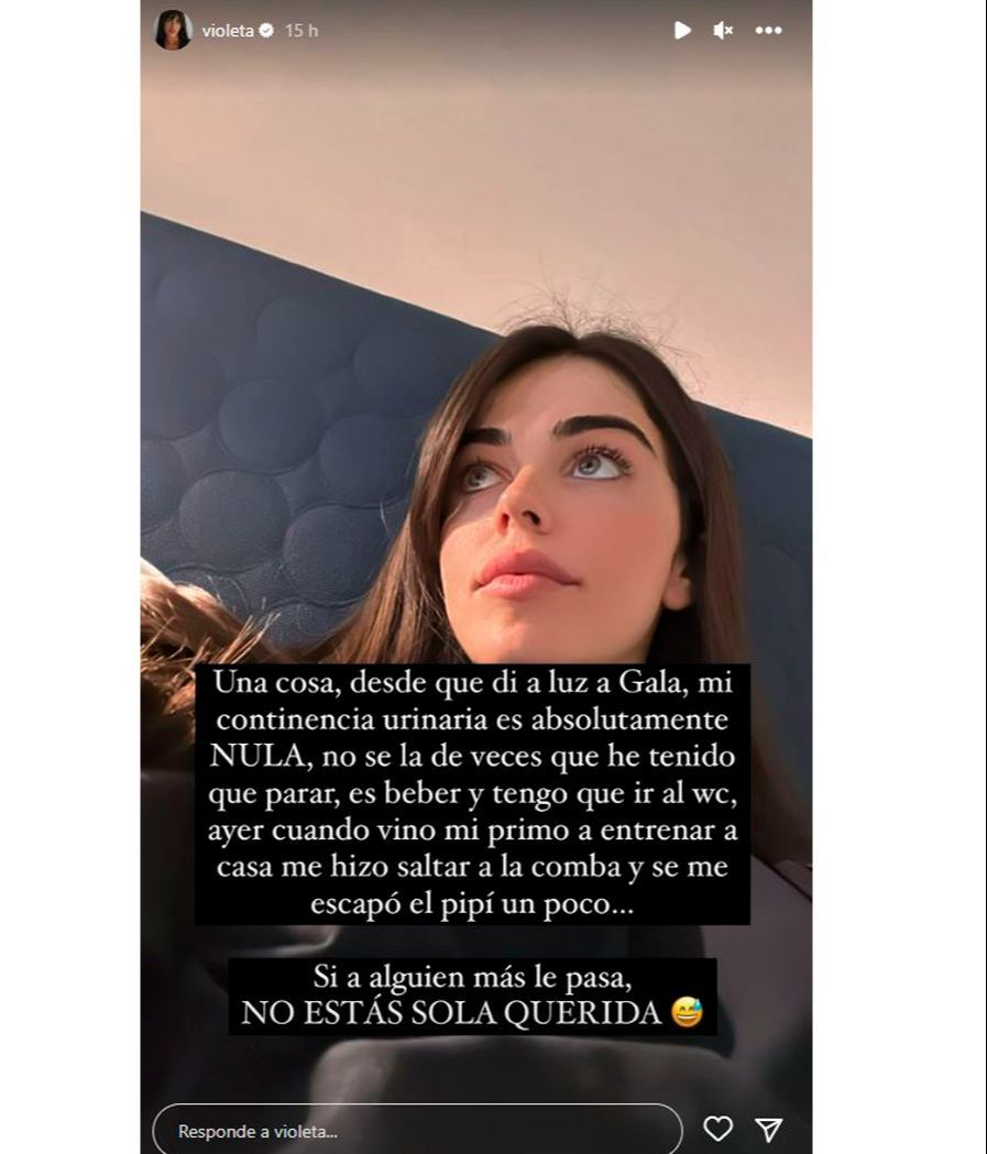 Violeta Mangriñán ha compartido un problema que arrastra desde que dio a luz a Gala