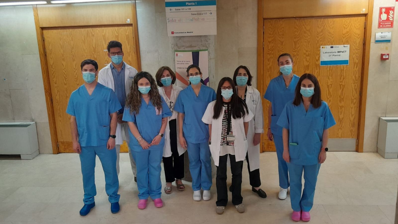 Sanitarios de la investigación Cohorte Impact en Madrid