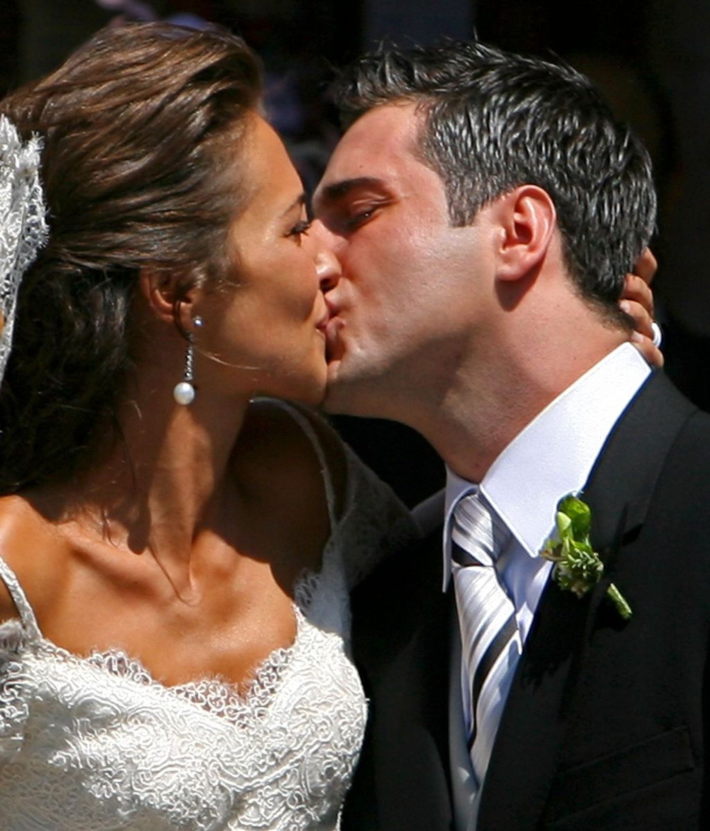 Paula Echevarría y David Bustamante el día de su boda. FUENTE: Cordonpress