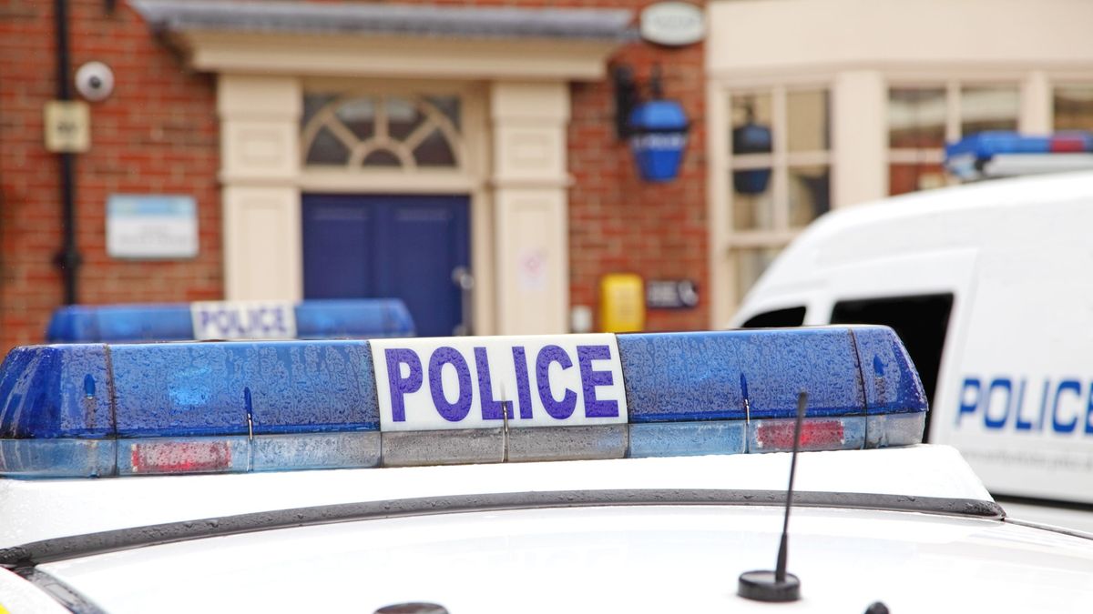 Imagen de archivo de coches policiales en Bodmin, Reino Unido