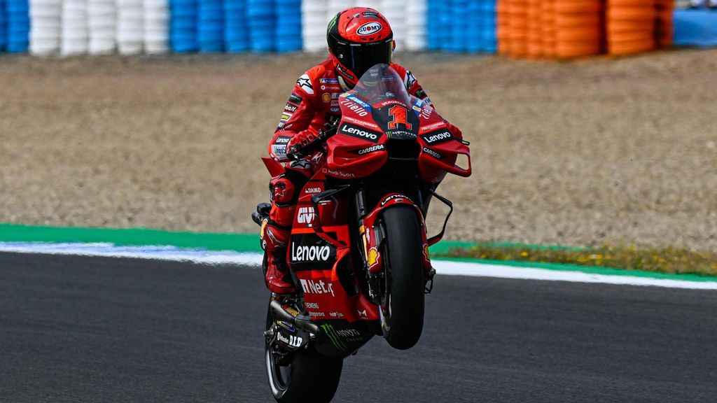 Pecco Bagnaia en el Circuito de Jerez