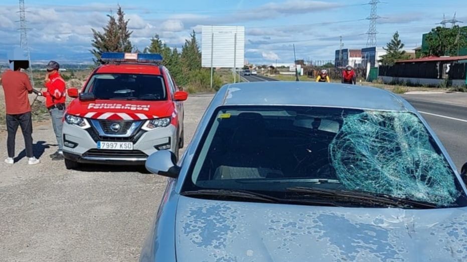 Un conductor ebrio atropella a cinco ciclistas en Cadreita, Navarra: tres de ellos se encuentran heridos grave