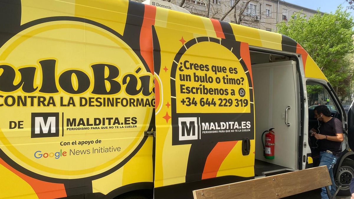 La fundación Maldita.Es, con el apoyo de Google News Initiative, idea un 'BuloBús', un microbús que comenzará desde el 11 de abril de 2023 una ruta por 20 municipios rurales con el fin de acercar la alfabetización mediática a los pueblos de España