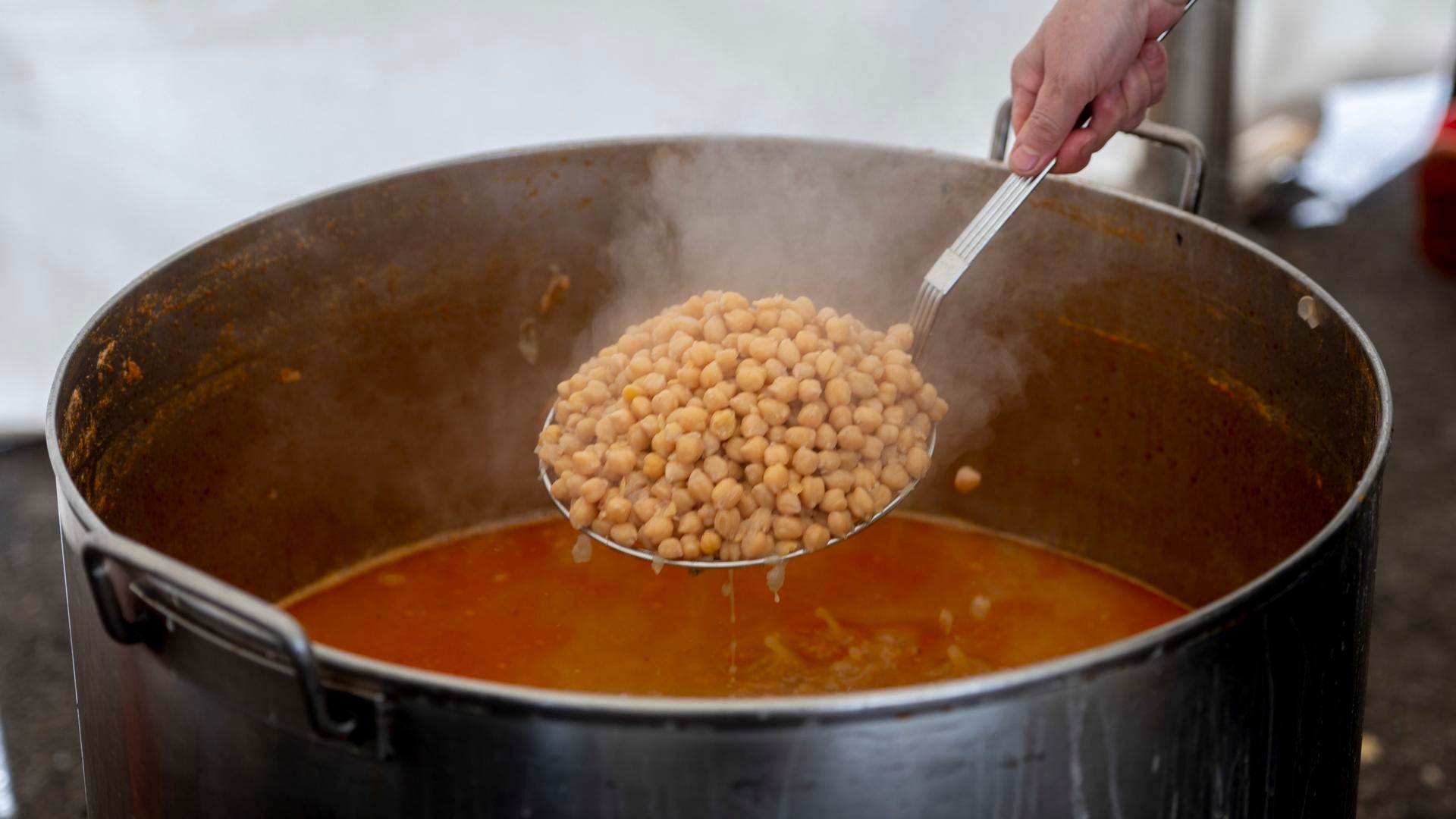 Garbanzos del cocido