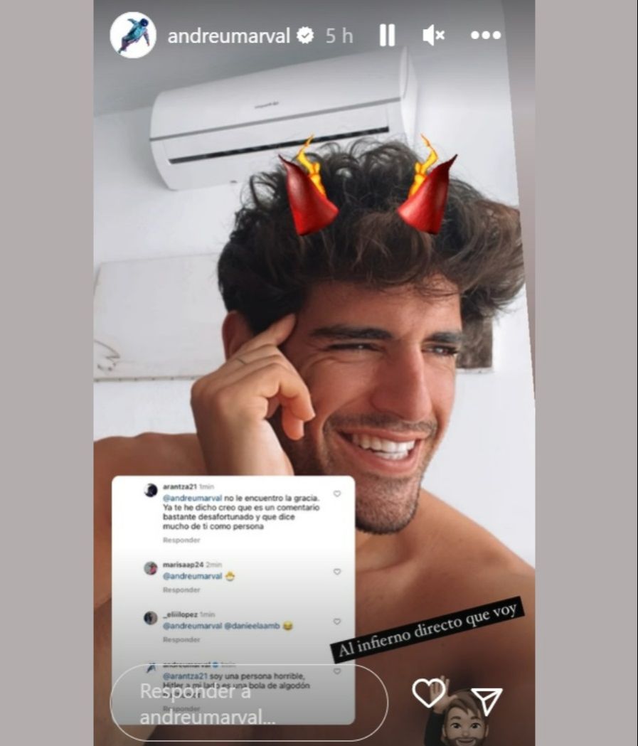 Andreu no se arrepiente de sus palabras