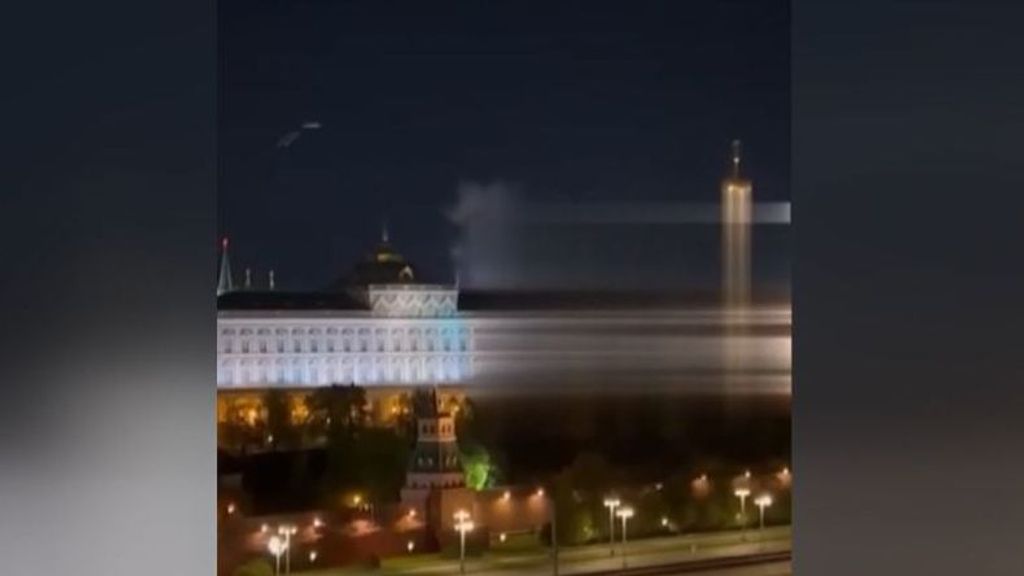 Moscú acusa a Ucrania de atacar el Kremlin con drones
