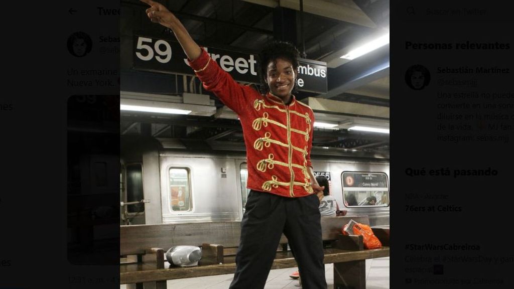 Un exmarine estrangula a un imitador de Michael Jackson en el metro de Nueva York