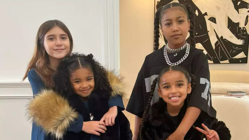 Las niñas del clan Kardashian. FUENTE: Instagram de Khloé Kardashian