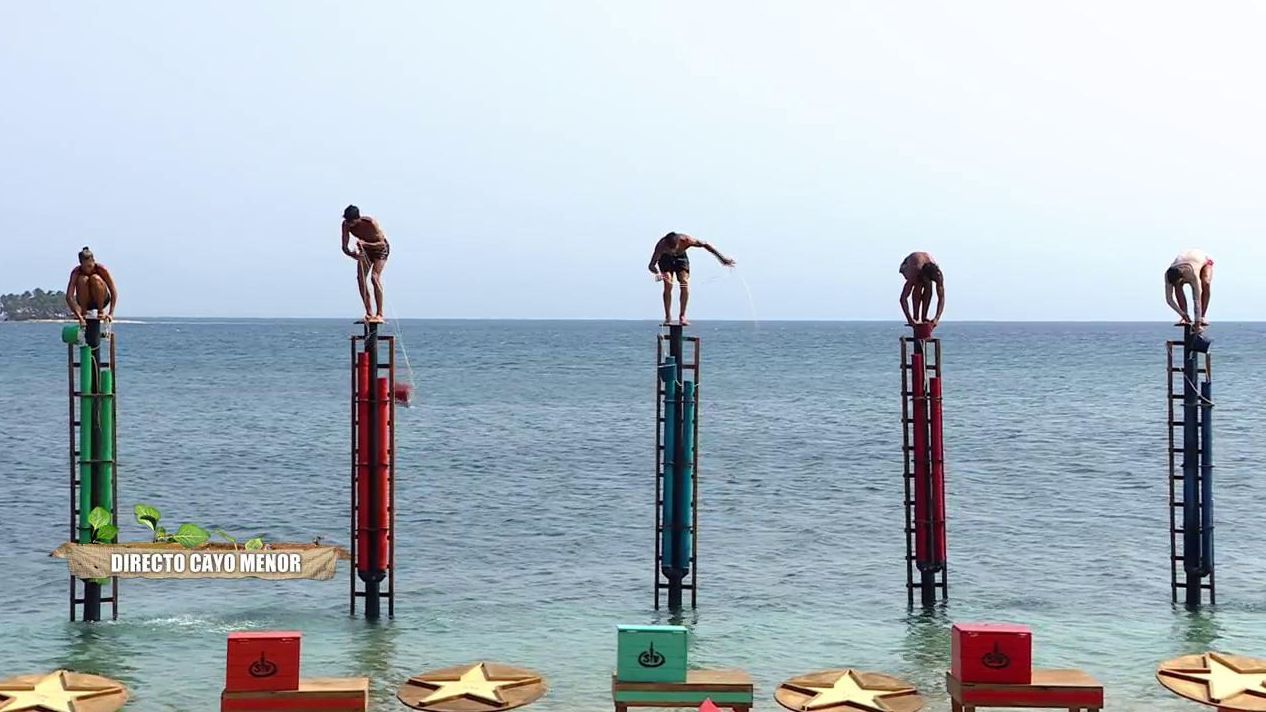 Los supervivientes disputan el juego de recompensa