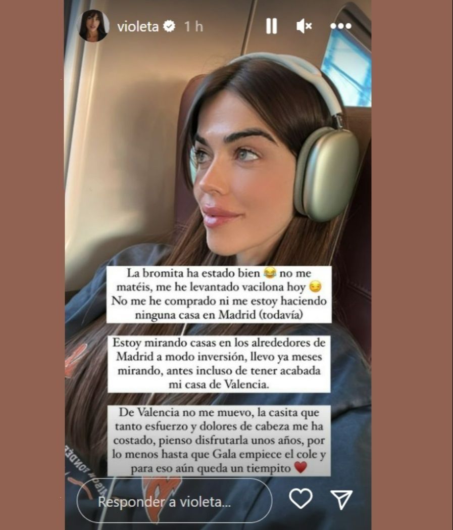 Violeta le ha gastado una broma a sus seguidores