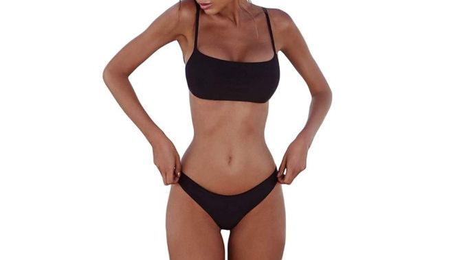 Bikini push up negro