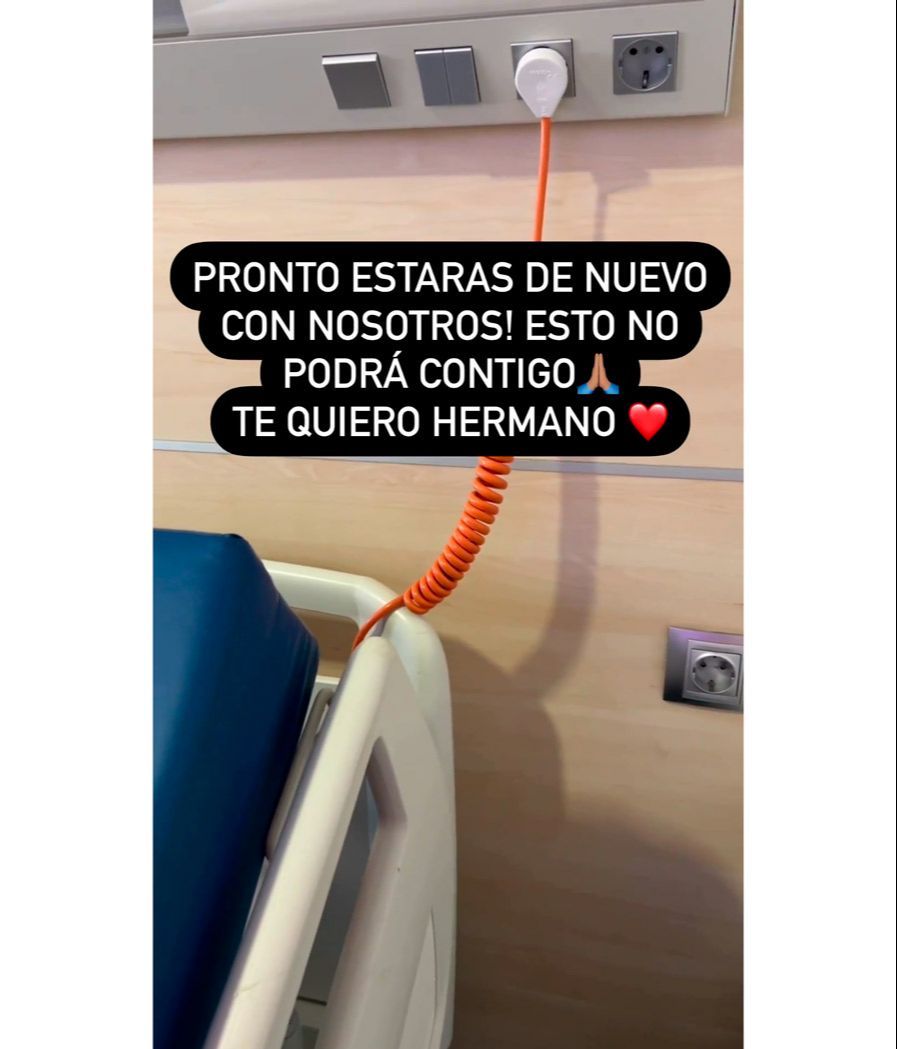 Christopher Mateo acompaña a su hermano Rafa en el hospital tras sufrir un ictus con 29 años