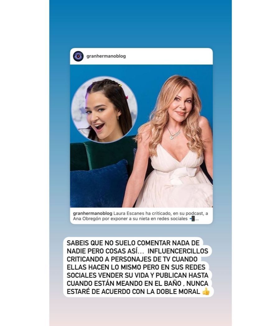 Miriam Saavedra estalla públicamente contra Laura Escanes