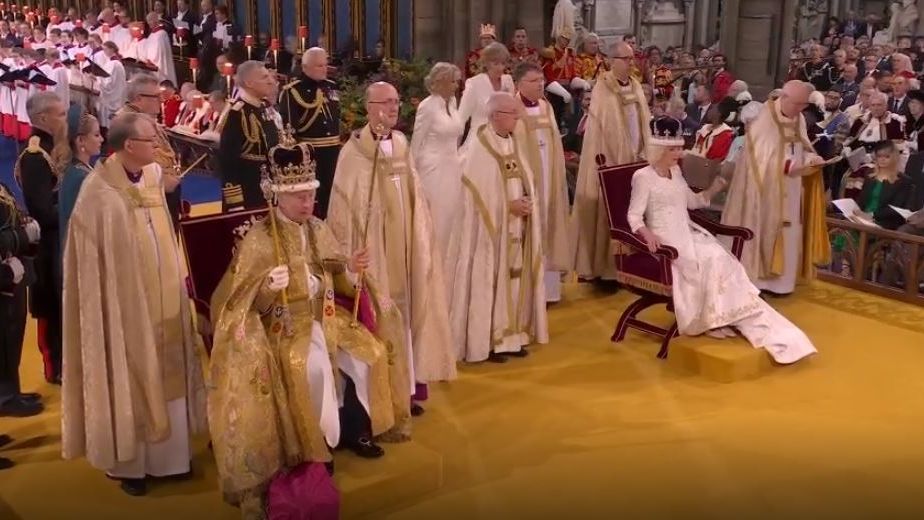 Carlos y Camila, coronados reyes de Inglaterra