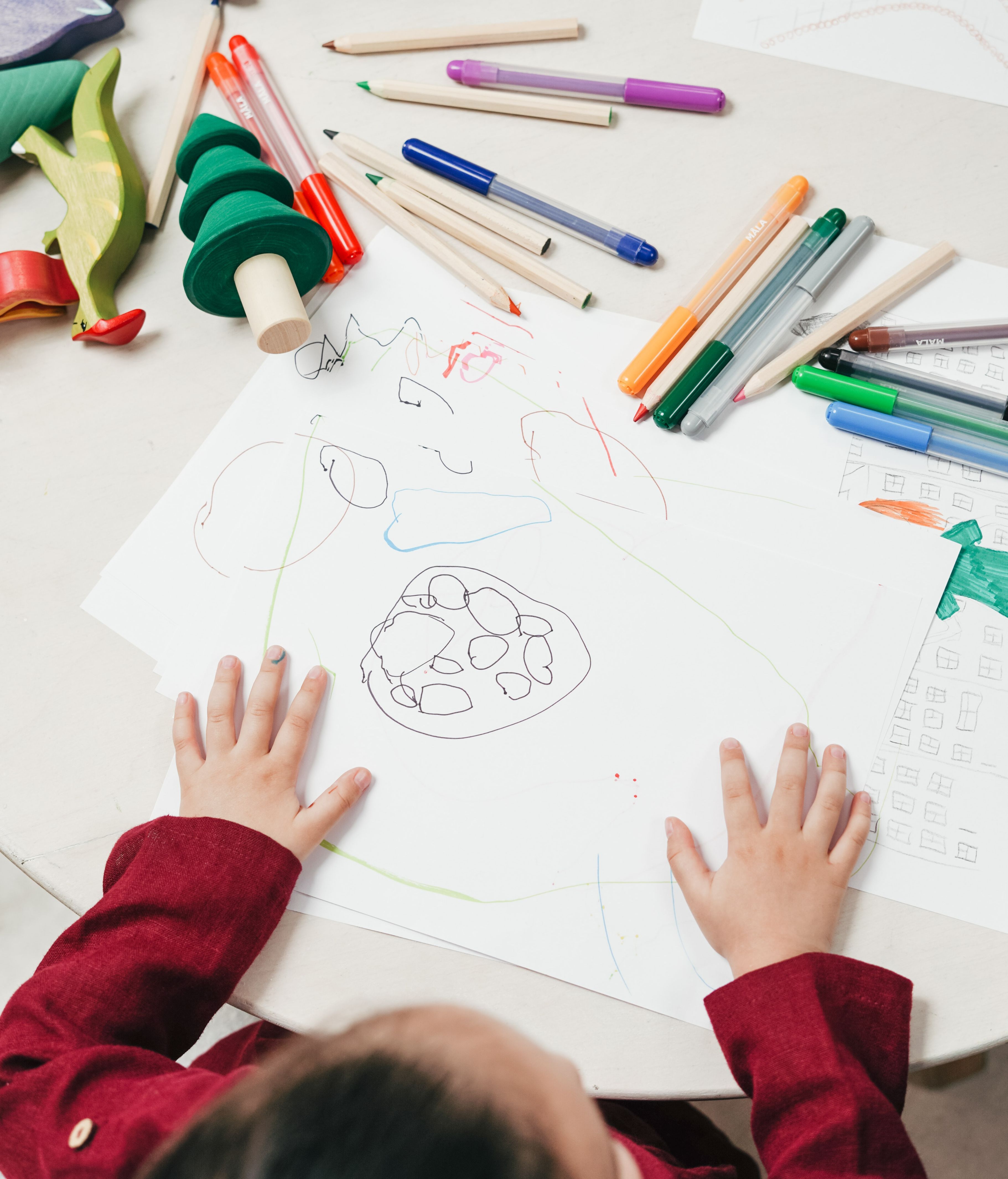 Los dibujos de los niños expresan su carácter. FUENTE: Pexels