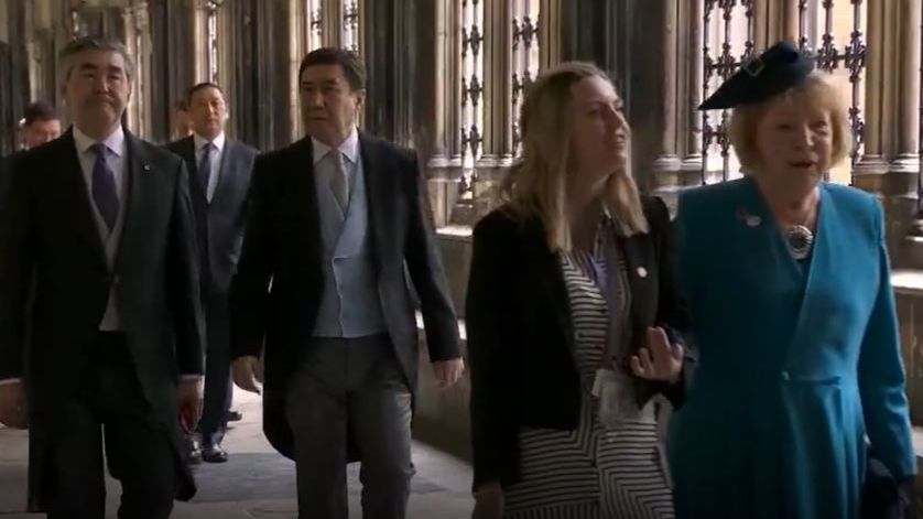 Los primeros invitados llegan a la Coronación de Carlos III