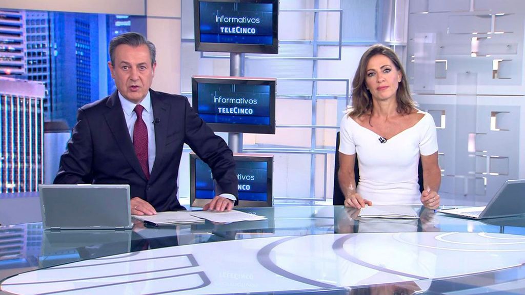 Con José Ribagorda y Ángeles Blanco Informativos Telecinco 2023 Noche 06/05/2023