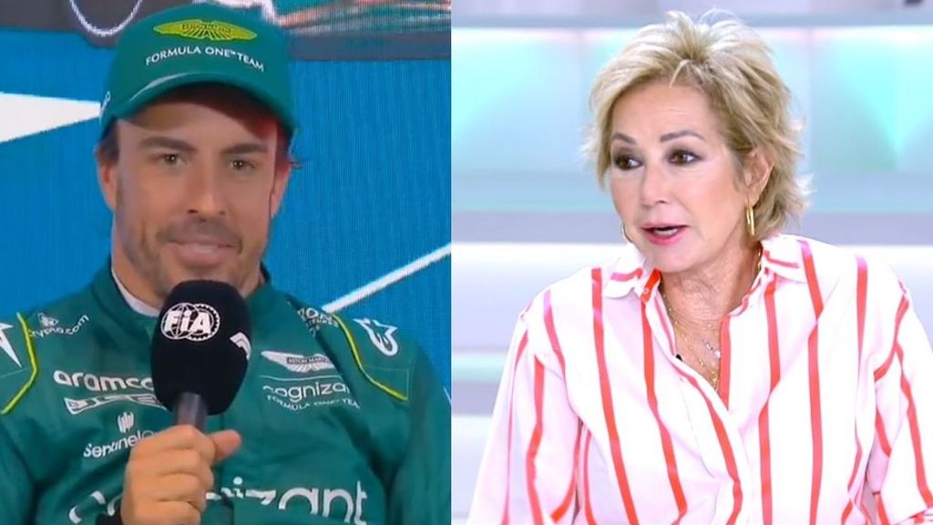 Ana Rosa, tras la reivindicación de Fernando Alonso con el castellano: "Fue muy bonito"